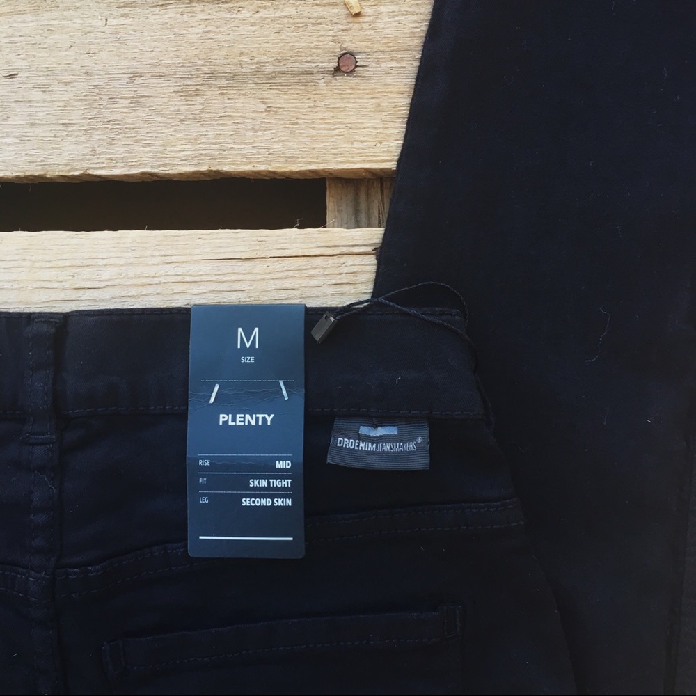 Stitch Fix DRDENIM Plenty Black Skinny Jeans S M - Picture 3 of 5